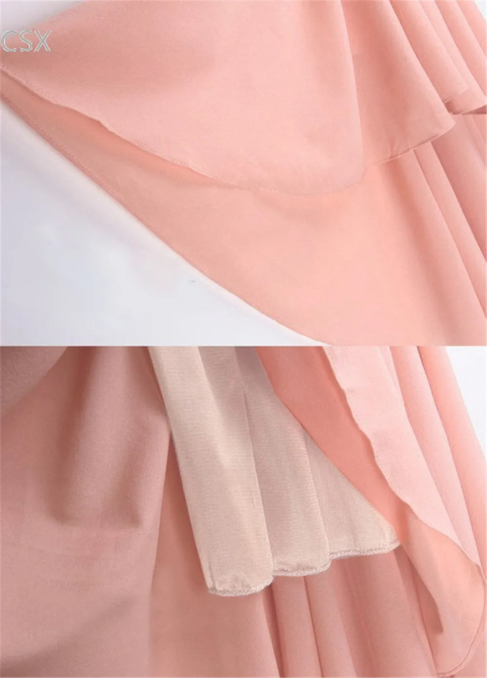 MwOiiOwM New Excellent Maxi Skirt Fashion Long Bohemian Princess Pleated Asymmetrical Women Skirt Classic Chiffon Skirt 35