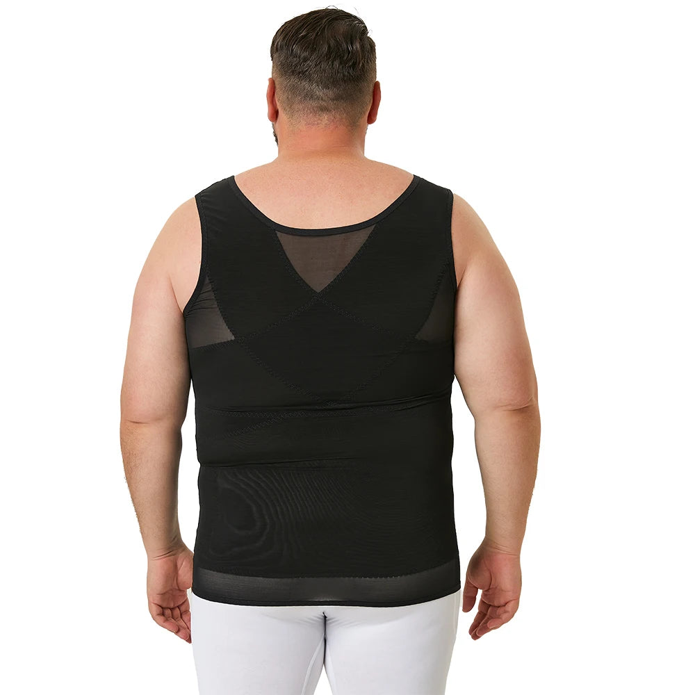 WSBX03  High Quality Original Man Chest Bra Mesh Compression Shirts to Hide Moobs and Gynaecomastia