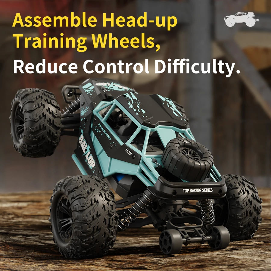35km/h Brushless-Level Performance RC Car Electronic Stepless Speed Control + Multi-Directional Driving + Plastic Structure +