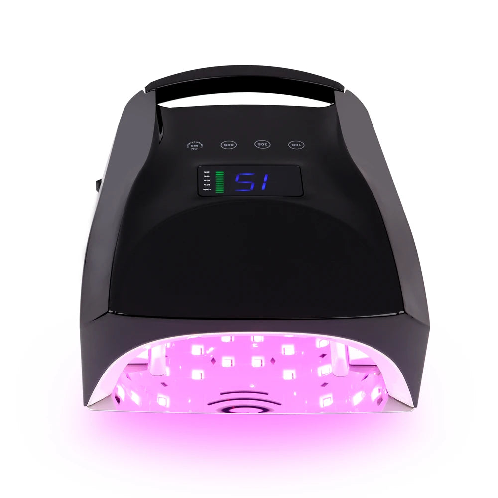 2026 High Power 96w Gel UV Led Cordless Nail Lamp Rechargeable Large Power Bank Nails Led Lamp