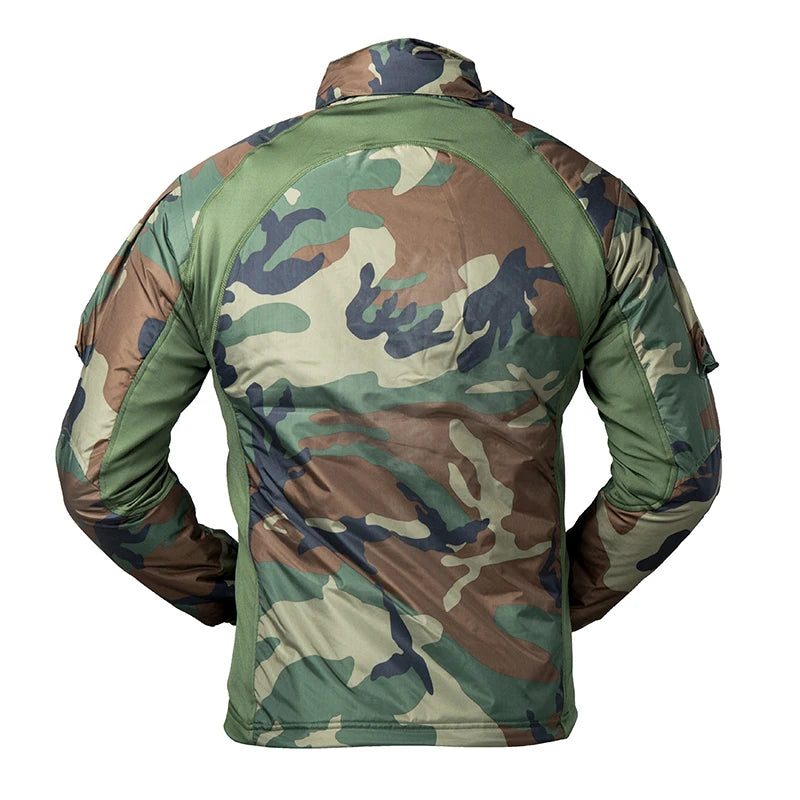 Mege Men's Tactical Jacket Coat Fleece Parka Outdoor Outwear Lightweight Gear