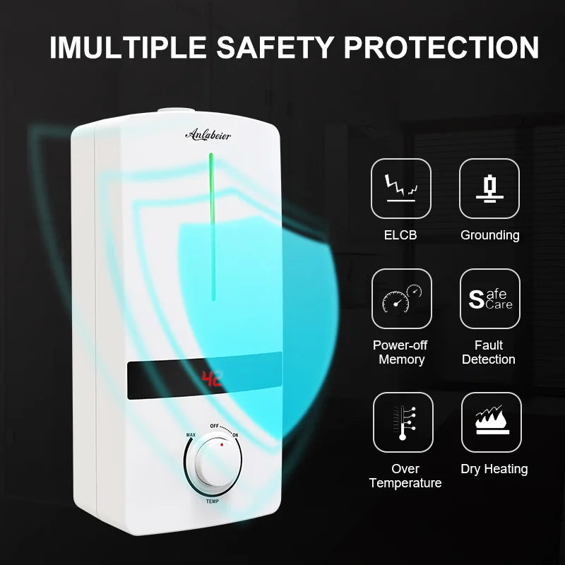 New Design 1.0-5.5kw Small Low Wattage Electric Hot Water Heaters for Bath at Home
