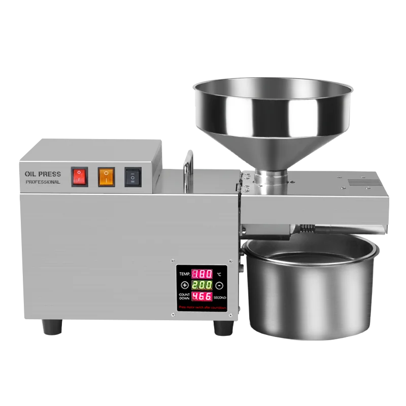 Automatic Home Use Cold Press Oil Machine Coconut Oil Extractor Automatic Grade for Olive Sesame Oil for Cooking Edible Purpose