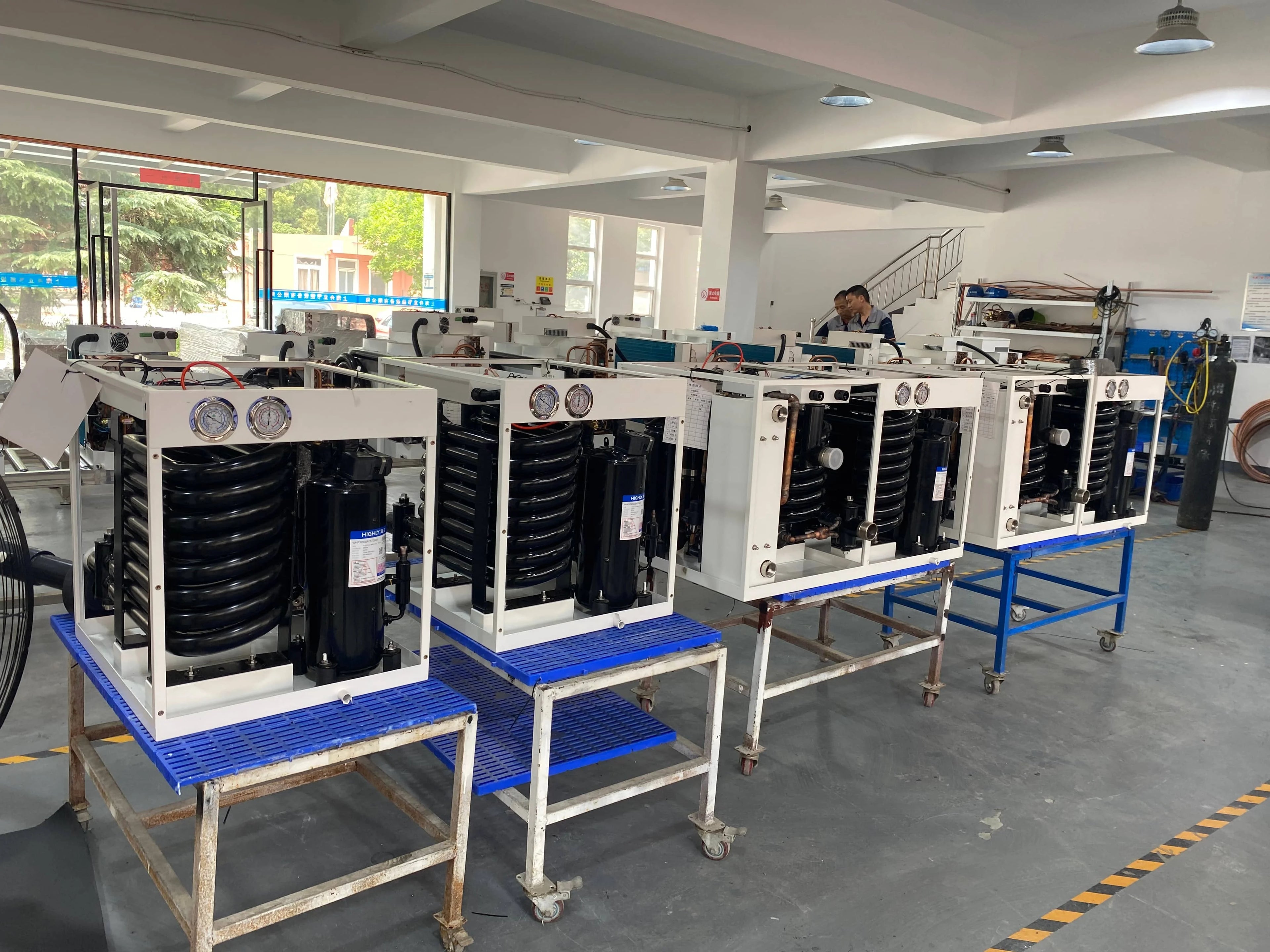 Chlee 48V Automatic Marine Boat Evaporative Air Cooler DC Yacht Chiller Compressor Motor Pump R410A Eco-Friendly 1700-18000
