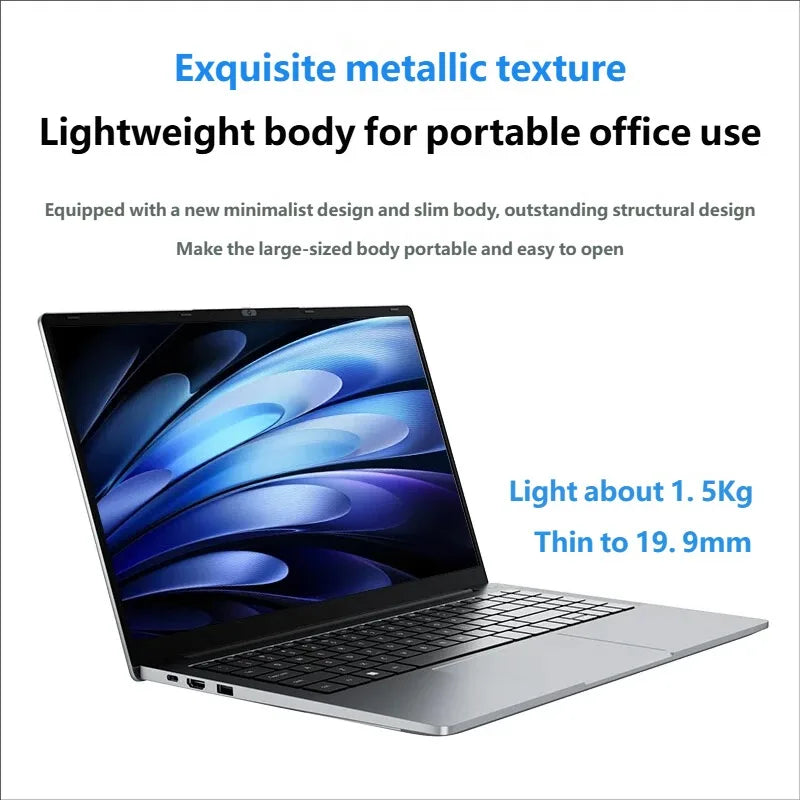 Lenovo A15H AMD Ryzen 5 7430U 6Core 12Thread CPU 16GB DDR4 RAM 512GB SSD Storage 15.6 Inch Display Business Computer Laptop