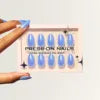 30 Pcs French Minimalist High-end Feel Coated Short Almond Shape Acrylic Press on Nails Customize Dropshipping False Nails GD11
