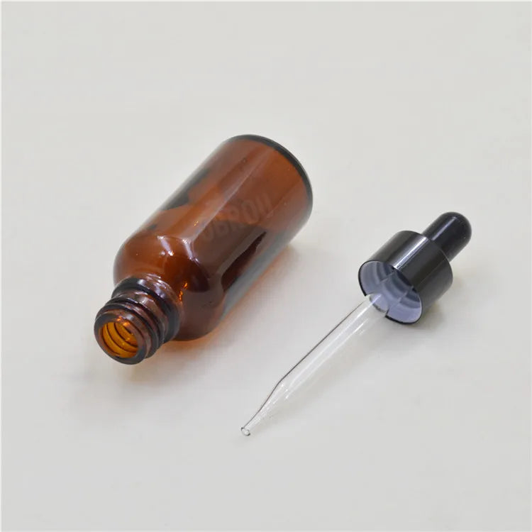 5ml 10ml 15ml 30ml 50ml 60ml 100ml Black Amber Dropper Hair Oil Bottles Essential Oil Bottle Glass Perfume Dropper Bottle