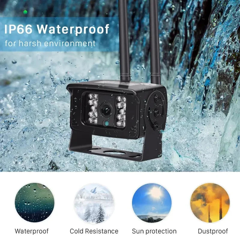 4G Sim Card Bus Rear Camera CCTV Security Cameras Fleet Security System with IR Night Vision