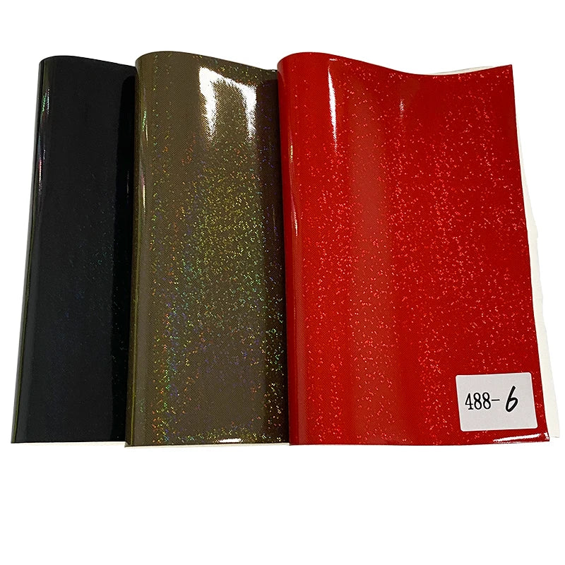 PU Synthetic Leather Babysbreath Film Smooth Pu Leather  in Roll  for Making Bags and Shoes