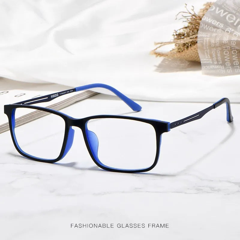 Gmei Optical Pure Titanium Glasses Frame For Myopia Glasses Men Light And Comfortable Full Rim Large Size Spectacles Frames 8838