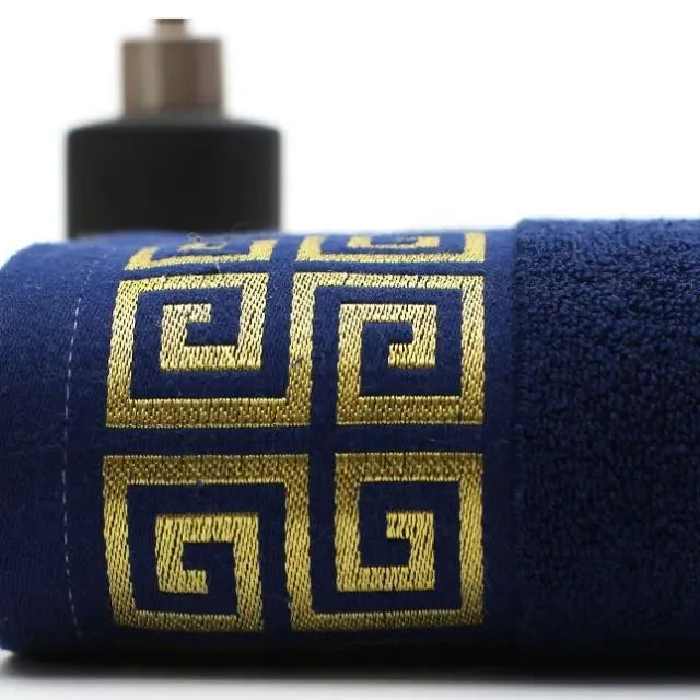 Factory Wholesale Cotton 32 Strands Quick-Dry Woven Bath Towel 70x140cm for Bathroom Home Hotel Use