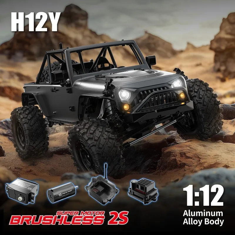 MJX H12Y 2025 Electric Remote Control RC Car with USB Charger and Cable Four-Wheel Drive Indoor-Outdoor Use
