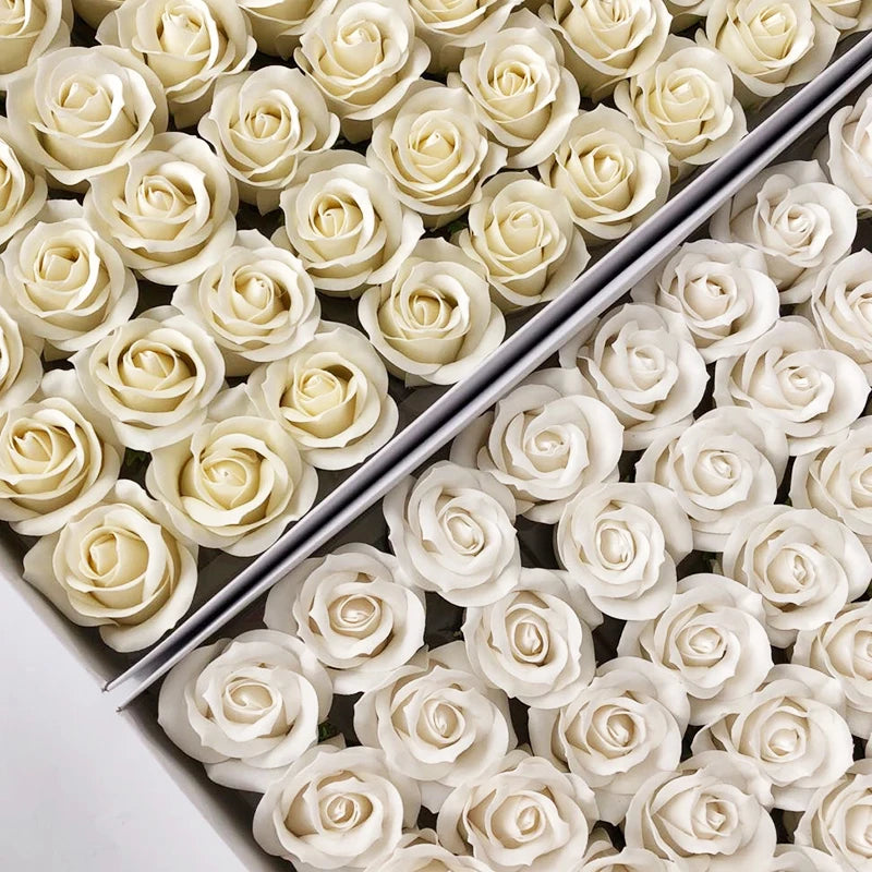 Artificial Natural Soft Rose Flowers Wedding Decoration Bouquet Gifts Blue Cold Beauty Rose Soap Flower
