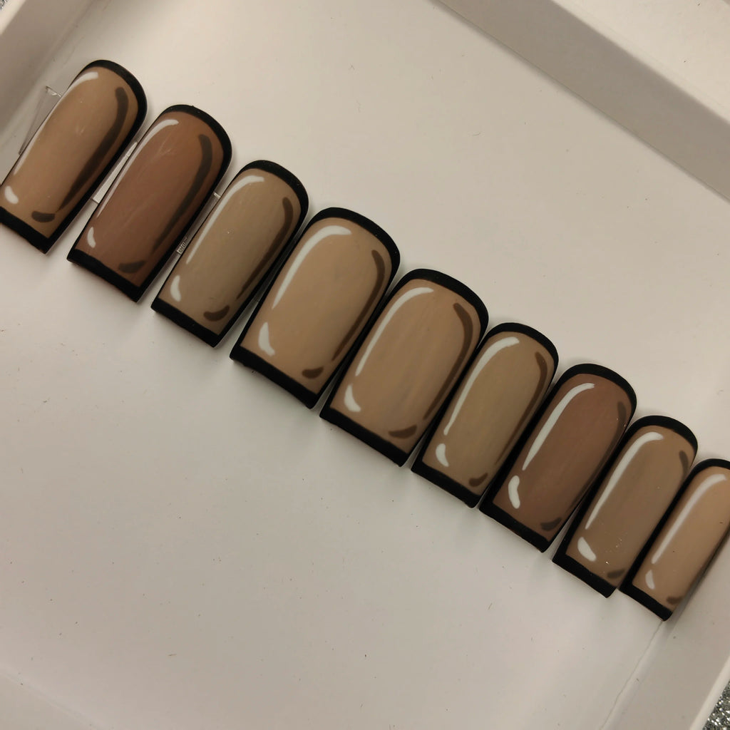 2024 Newest Wholesale Private Label Handmade Press Nails Ins Most Popular Trending Artificial Fingernails Acrylic Full Design