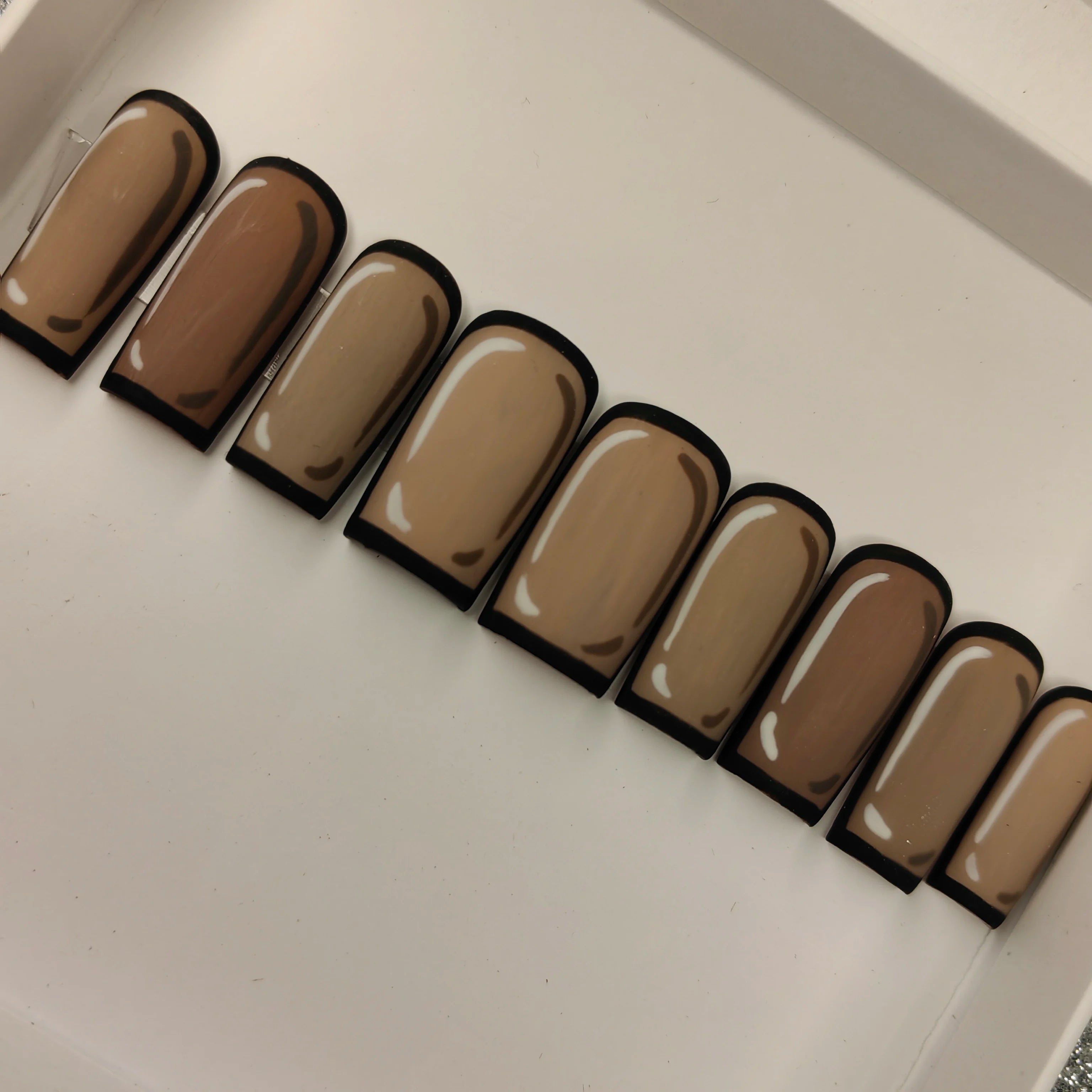 2024 Newest Wholesale Private Label Handmade Press Nails Ins Most Popular Trending Artificial Fingernails Acrylic Full Design