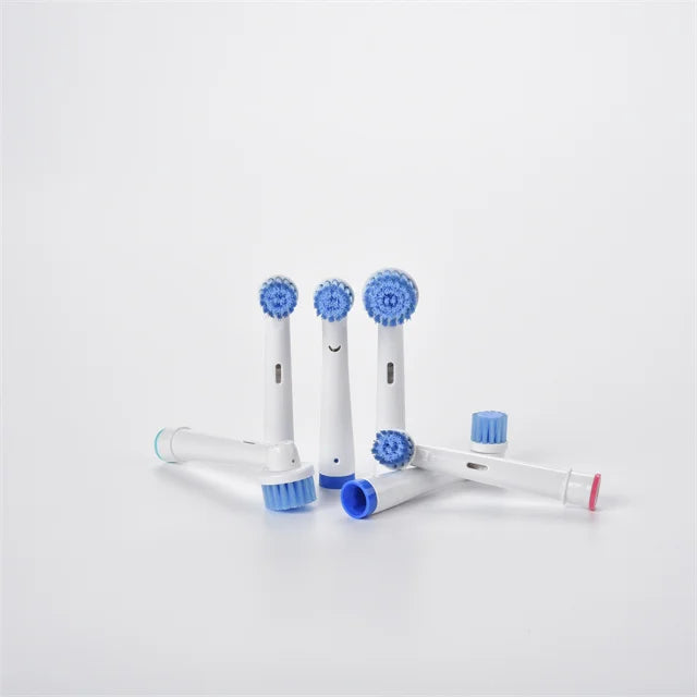 New Creative 4 Pcs Package Cross Action Electric ToothBrush Replaceable Head Compatible for Oral B Head Io