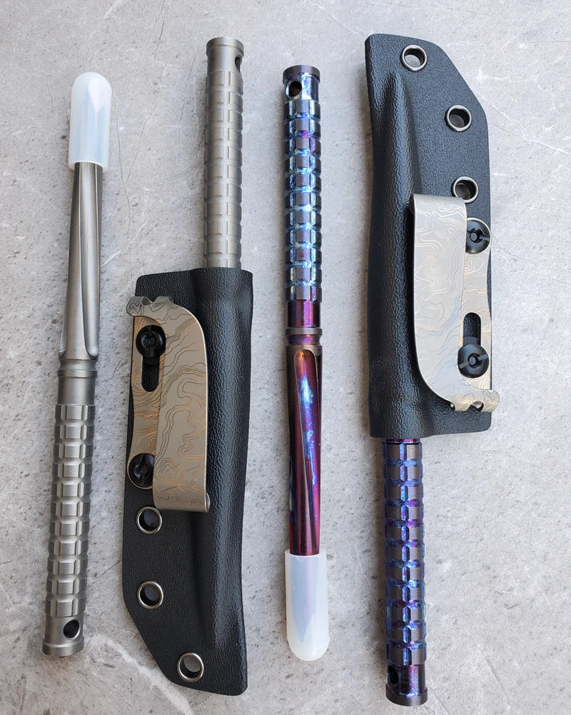 EDC Titanium alloy Crowbar Hand Outdoor Camping Gear EDC Multifunction Portable Tools