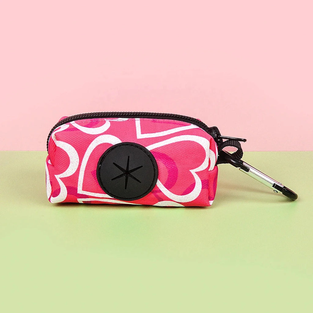 MIDEPET Custom Pattern and LOGO Accept Hot Dog Pet Dog Poop Bag Holder Dispenser With Rubber Logo Dog Poop Bag Holder