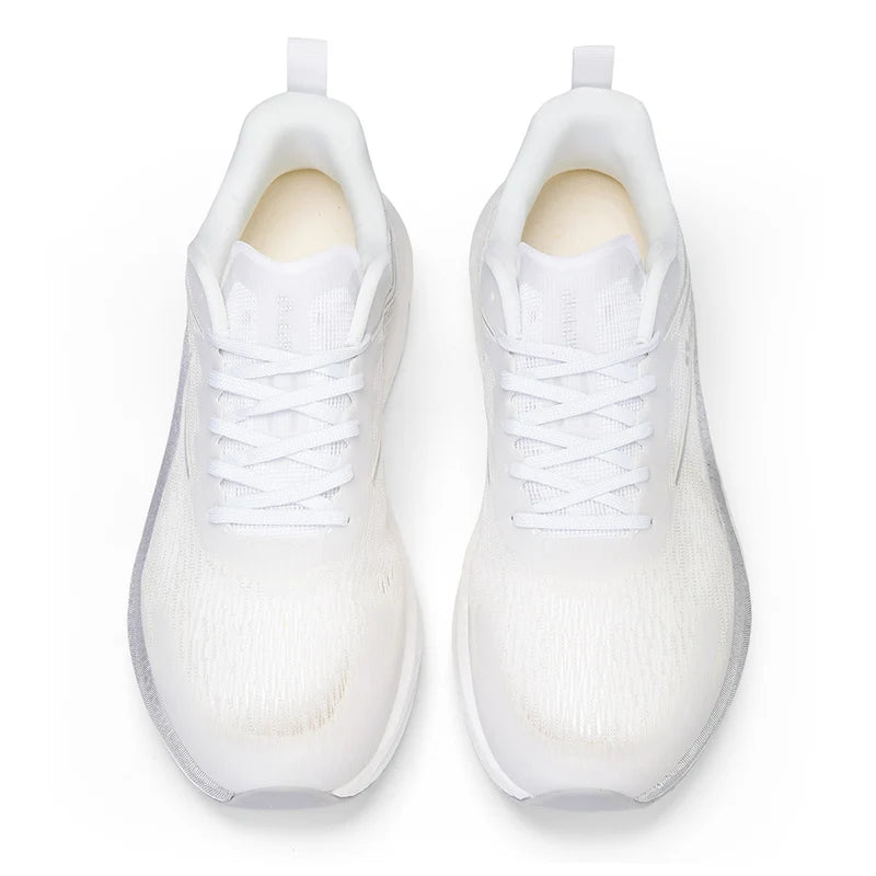 Men's Lightweight Road Running Sneakers Low-Top Track Trail Athletic Shoes Breathable Air Mesh EVA Minimal Design for Stretch