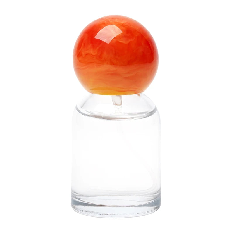 Hot Sale Cute 30ML Planets Style 5Color Stock Marble Texture Cap Glass Mini Perfume Bottle