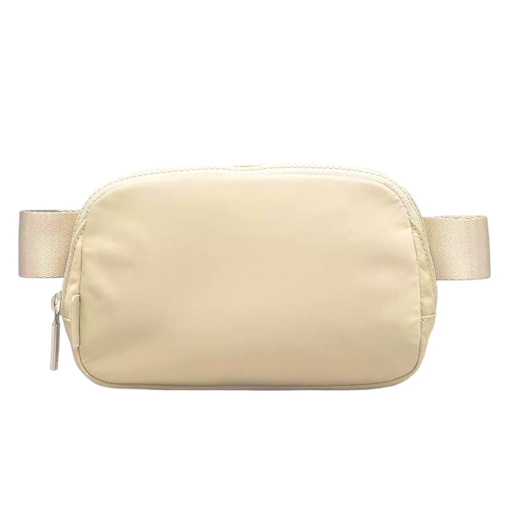 USA Oversea Warehouse 1L Nylon Waterproof Chest Bag Fanny Pack Waist Bag Belt Bag Crossbody Waist Belt Sport Workout Waist Bag