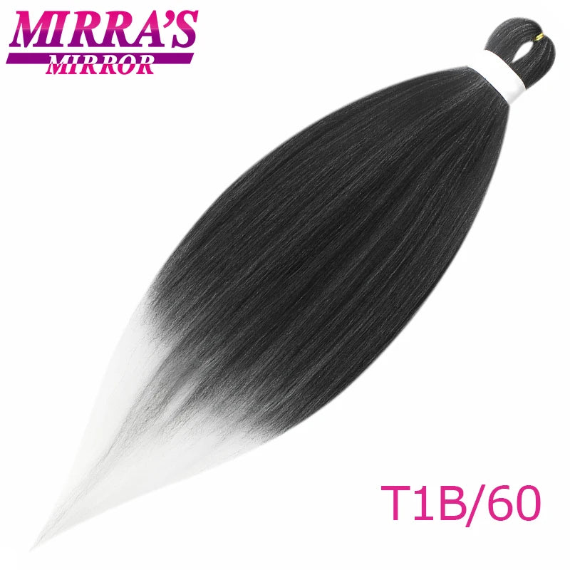 Synthetic Braiding Hair Brown Ombre Hair Extensions Professional Braid Hair for Crochet Twist Braids Soft Yaki Texture