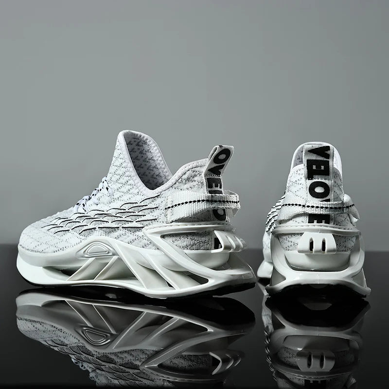 Men's Casual Sneakers Breathable Luxury Trainer Race Shoes Fashion Loafers Running Shoes for Male Comfortable Tenis