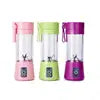 150W 380ml Electric USB Rechargeable Home Blender 6-Blade Portable Juicer with Cup Multifunctional 6S Plastic Mixer OEM