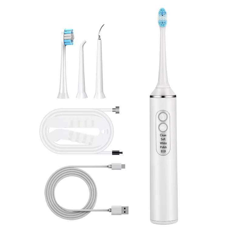 Sonic 3 In1 Electric Toothbrush USB Rechargeable Washable Whitening Teeth Adult Electronic ToothBrush