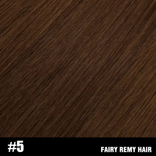 Fairy Remy Hair 20-22" Remy Keratin Flat Tip Human Hair Extensions Straight Capsules Natural Pre Bonded Hair 0.8g/Strand