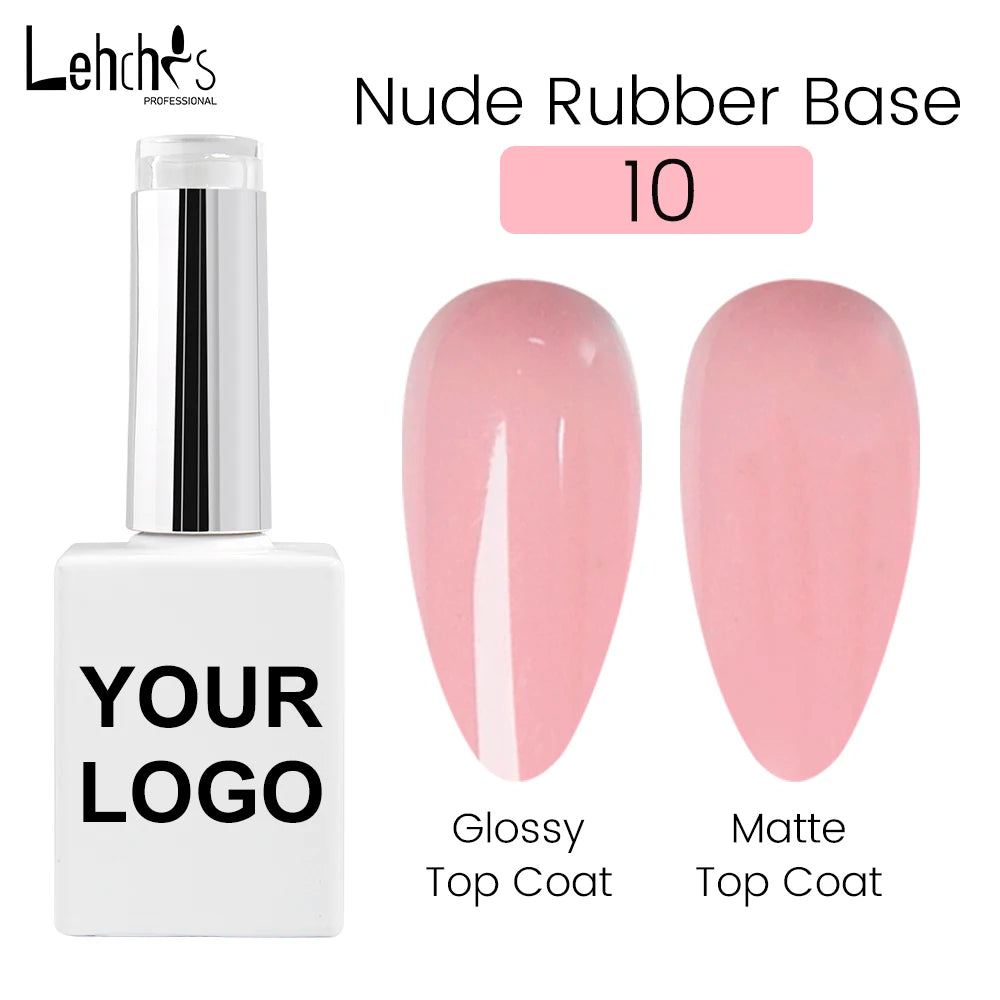 Lehchis 15ml Nude UV Gel Nail Polish Soak off French Nail Camouflage Base Halal Certified for Salon Art Use Customizable Logo