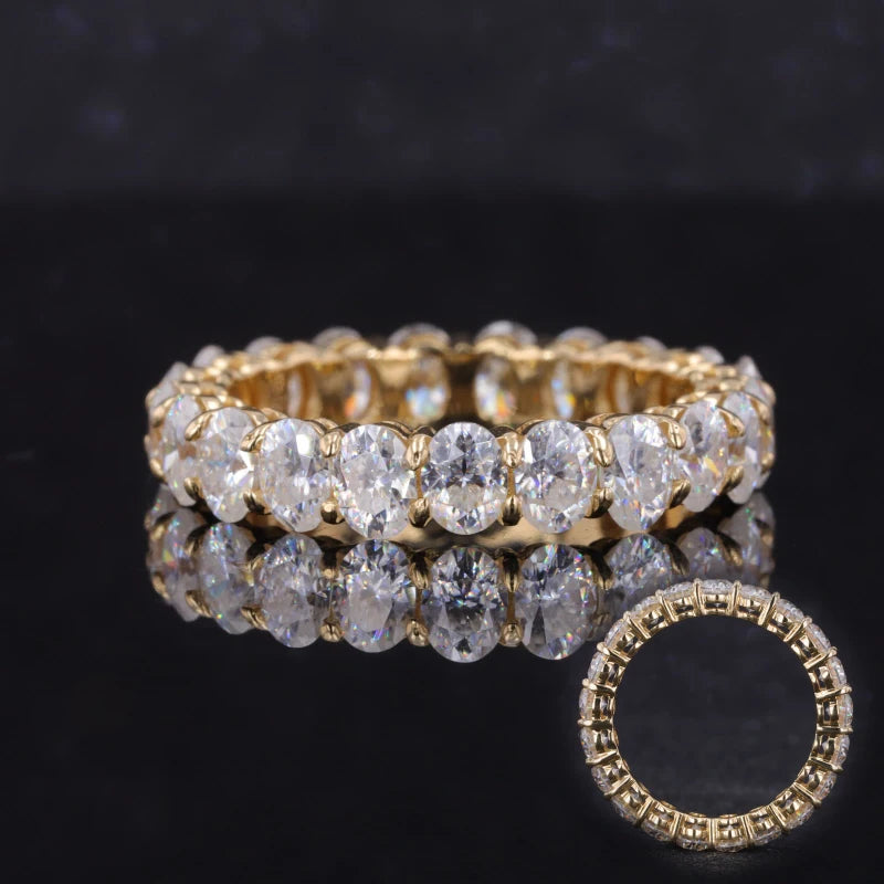 Starsgem Wedding Jewelry Rings Women Bands Moissanite Luxury Designer Wedding Rings for Women