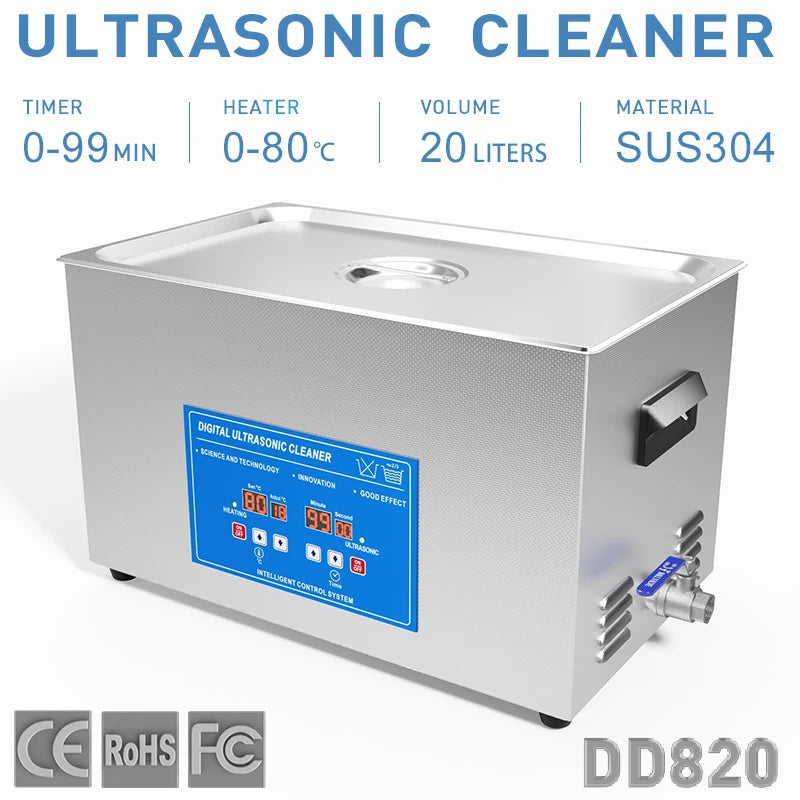 22L Industrial Ultrasonic Cleaner Automotive Ultrasonic Engine Parts Cleaning Machine