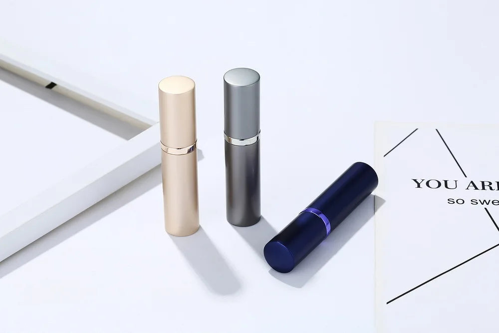 5ml Refillable Mini Perfume Bottle Portable Aluminum Atomizer Refill Perfume Spray Bottle Cosmetic Container for Travel