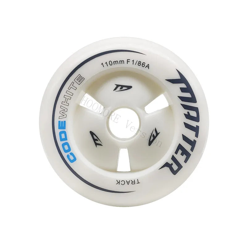 CODE White Matter G13 Marathon Speed Inline Skates Wheel 90mm 100mm 110mm High elastic Matter Gi3 Race Skating Wheels F1 86A 6/8