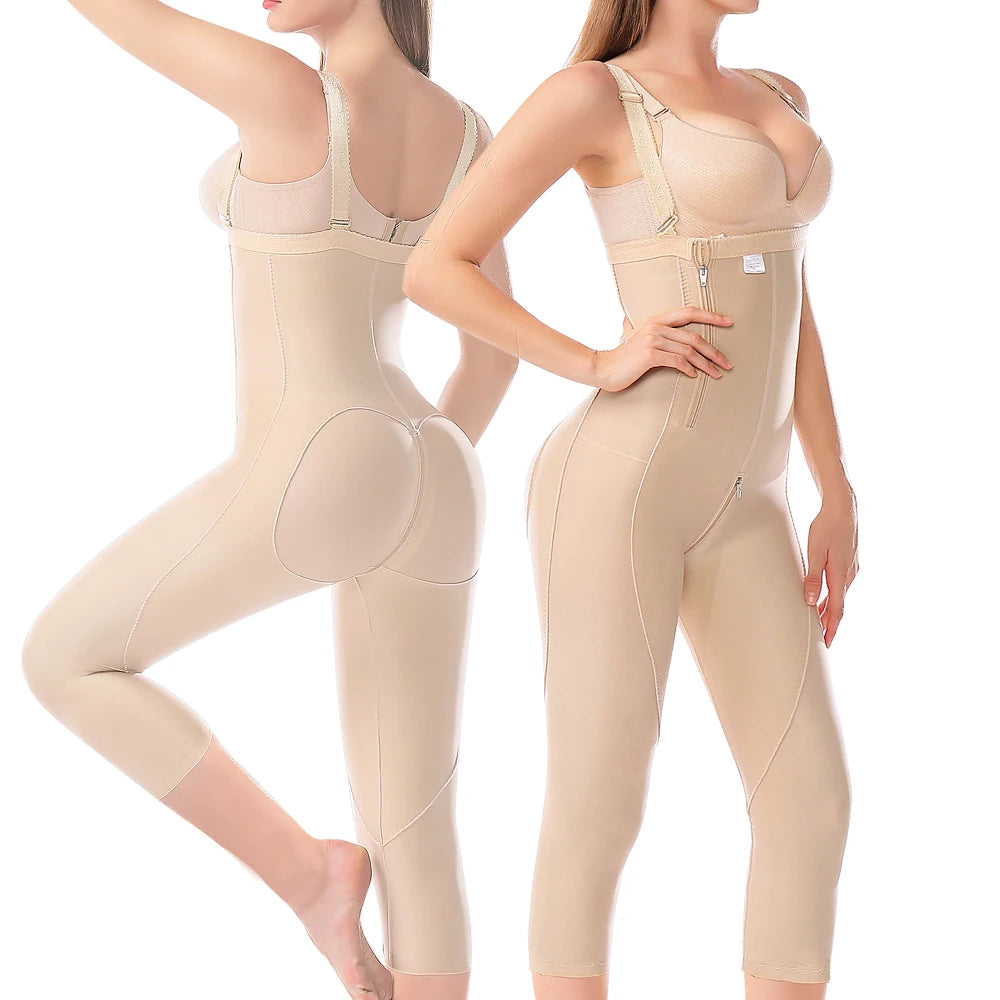 Private Label BBL Post Surgery Women Colombianas Shapers Fullbody Bodysuit Liposuction Post Operatoria Stage 2 Faja Shapewear
