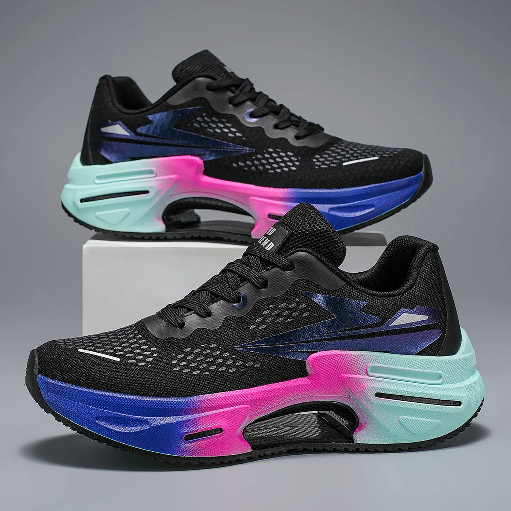 US 13 14 EUR 47 48 Lightweight Mesh Running Shoes with Cushioned EVA Midsole and TPU Heel Stabilizer for Gym Training Everyday