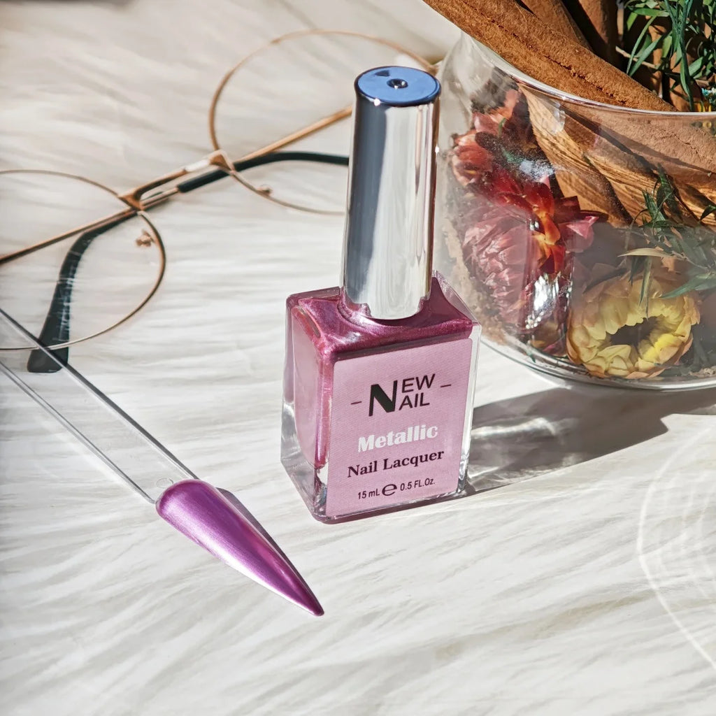 New Fantasy OEM Private Label Metallic Air Dry Nail Polish 12 Colors Set Vegan Attractive Regular Mirror Effect Nail Lacquer Kit