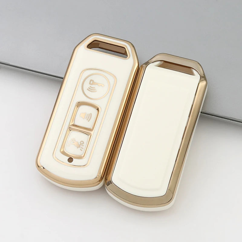 Premium Soft TPU Car Key Case Cover Shell for Honda Motorcycle PCX150 Click Vario 350 Ns125la Key Rings Keychain Bag Factory
