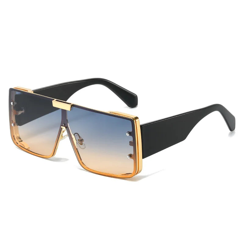 2245 New Fashion Square Sunglasses Men Women Sun Glasses Gradients Lens Golden Frame Luxury Custom Logo Sunglasses