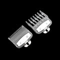 Beard Trimmer Limit Comb Shaver Replacement Clipper Blade Cutter 1.5/4.5mm 2pcs/set Universal Electric Hair Clipper Guide Comb