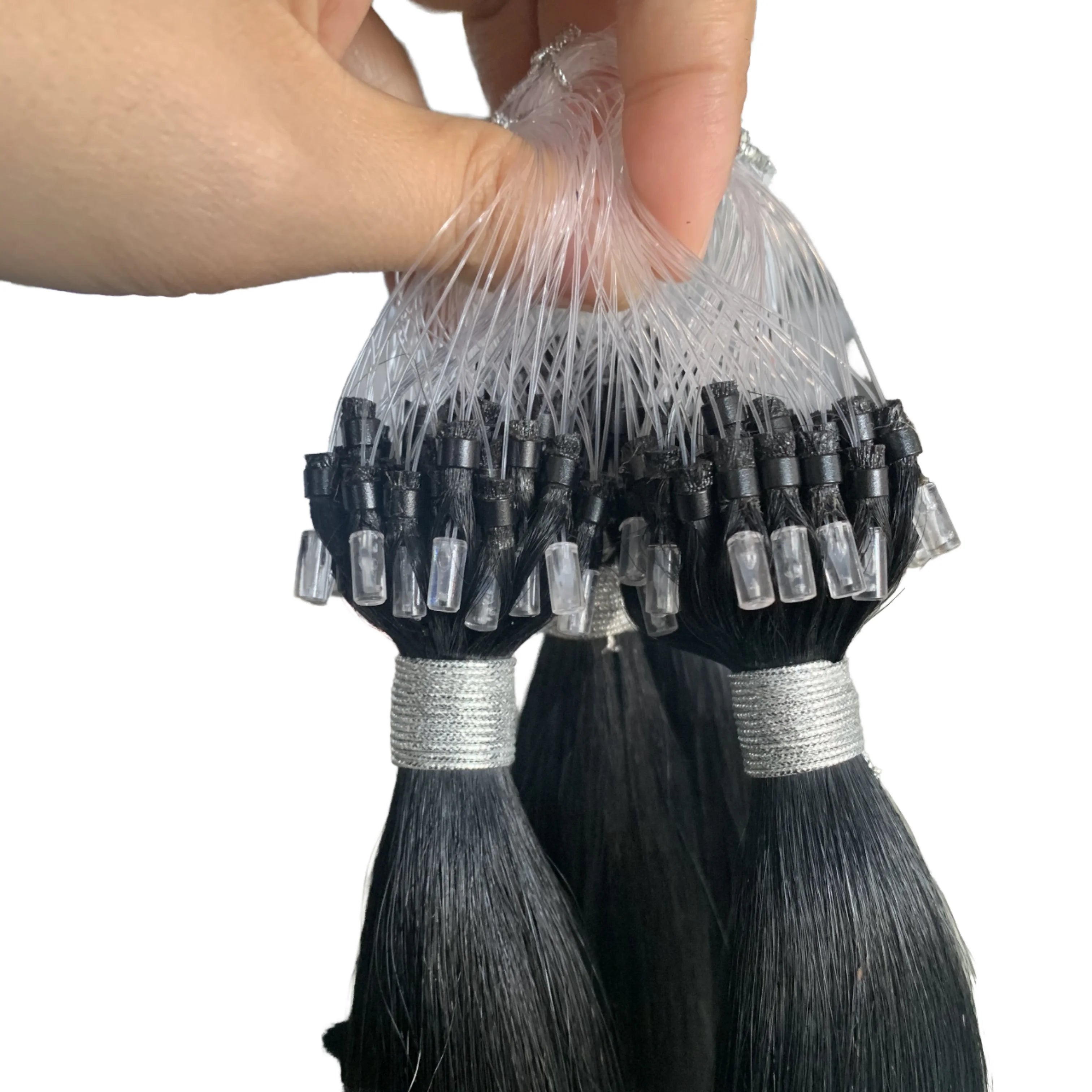 Wholesale Prebonded 12A Virgin Raw Double Drawn Vietnamese Hair Extensions Micro Ring and Loop Links Micro Loop Beads Weft Hair