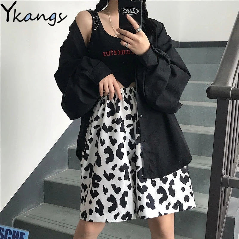 Pocket Casual Denim Shorts Summer Retro Blue Cargo Port Loose Big Pocket Thin Fashion Washed Five Point Casual High Waist Shorts