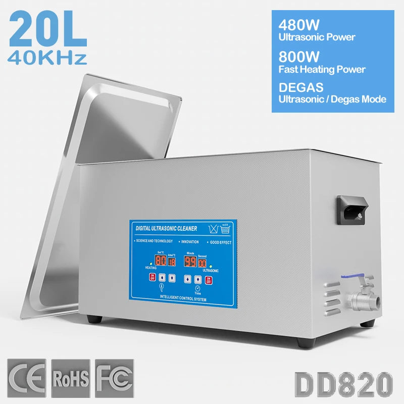 22L Industrial Ultrasonic Cleaner Automotive Ultrasonic Engine Parts Cleaning Machine