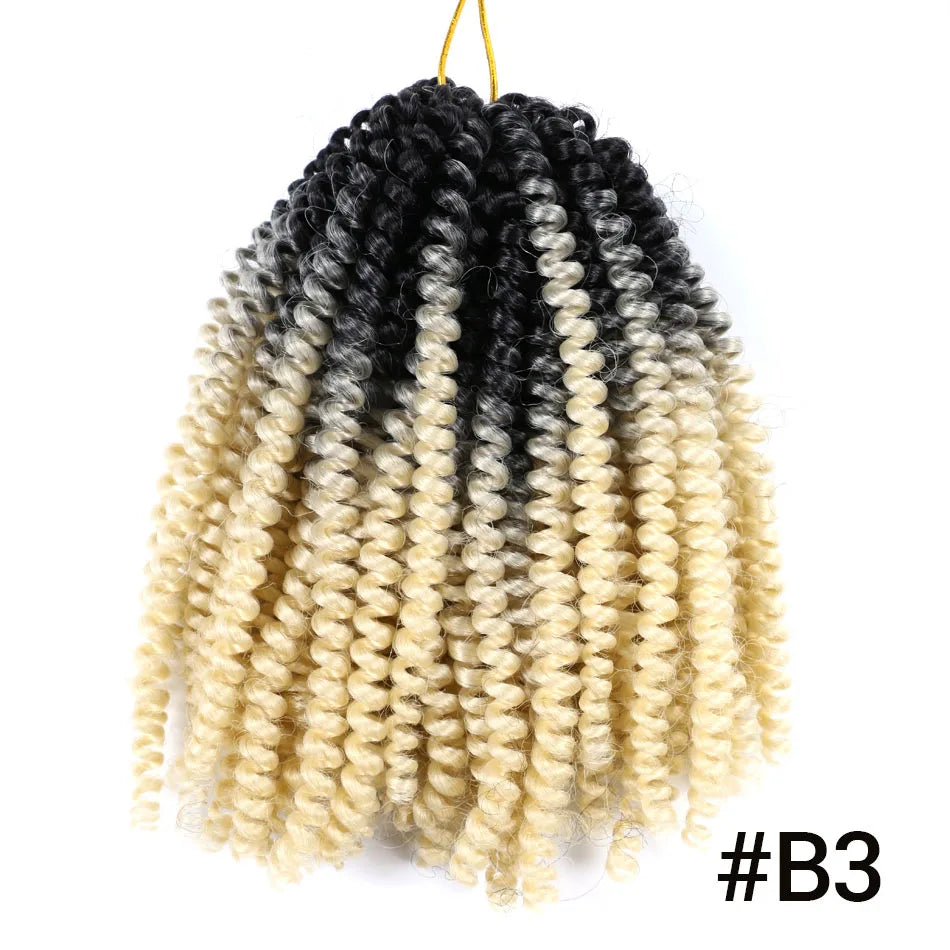 Ombre Spring Twist Braiding Hair Synthetic Crochet Braids Passion Twist Pre-Twist Crochet Hair Extensions Jamaica Bounce Twist