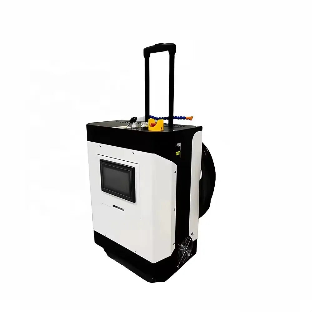 100W 200W 300W JPT MOPA Mini Portable Trolley Case Handheld Fiber Laser Cleaning Machine Lazer Rust Remover for Rust Removal