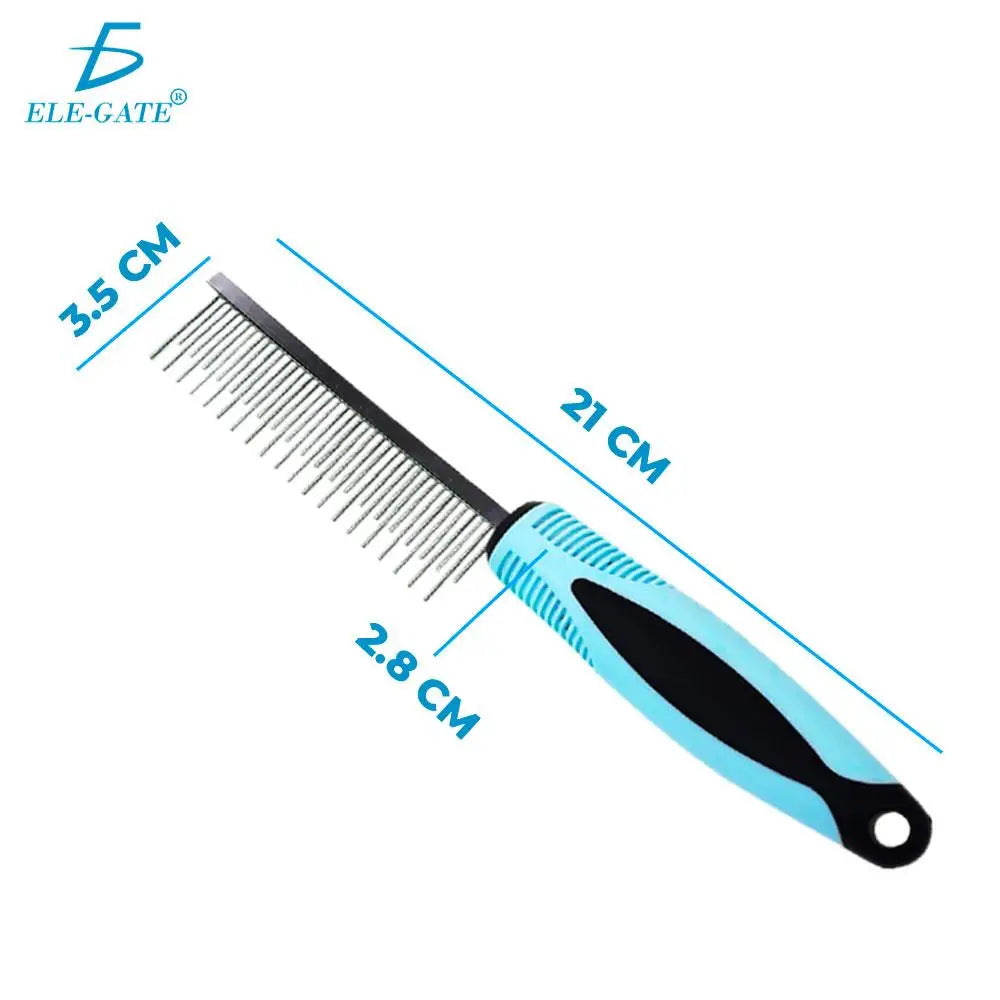 Stainless Steel Comb Dog Pet Hair Deshedding Brush Eco-Friendly