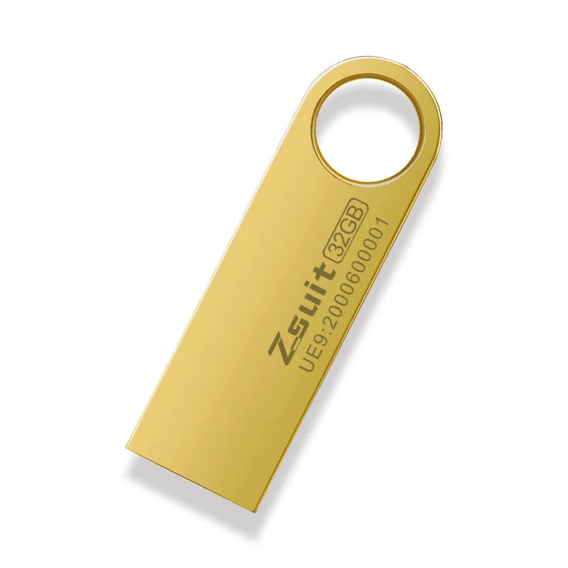 Mini Metal USB Flash Drive Personalized USB Stick 1GB-128GB USB 2.0 New in Stock