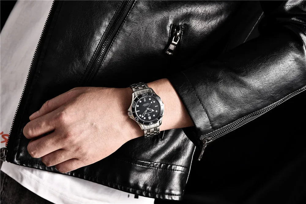 PAGANI DESIGN 2026 New Top Brand Luxury Automatic Watch Men AR Sapphire crystal Mechanical Wristwatch Men Miyota 8215 Movt Clock