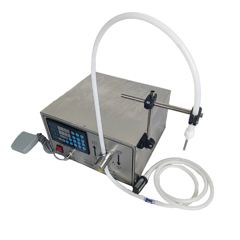 High Precision Electric Automatic Magnetic Pump PLC Stainless Beverage Liquid Filler 0.1g Accuracy for Perfume Essential Filling